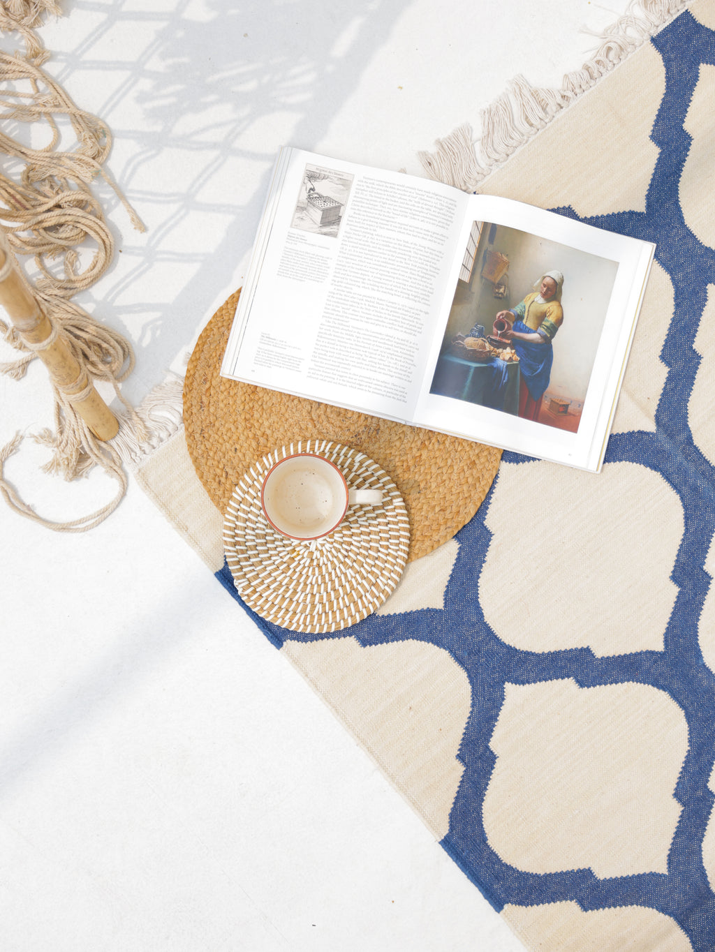 THE TAJ CARPET. BLUE