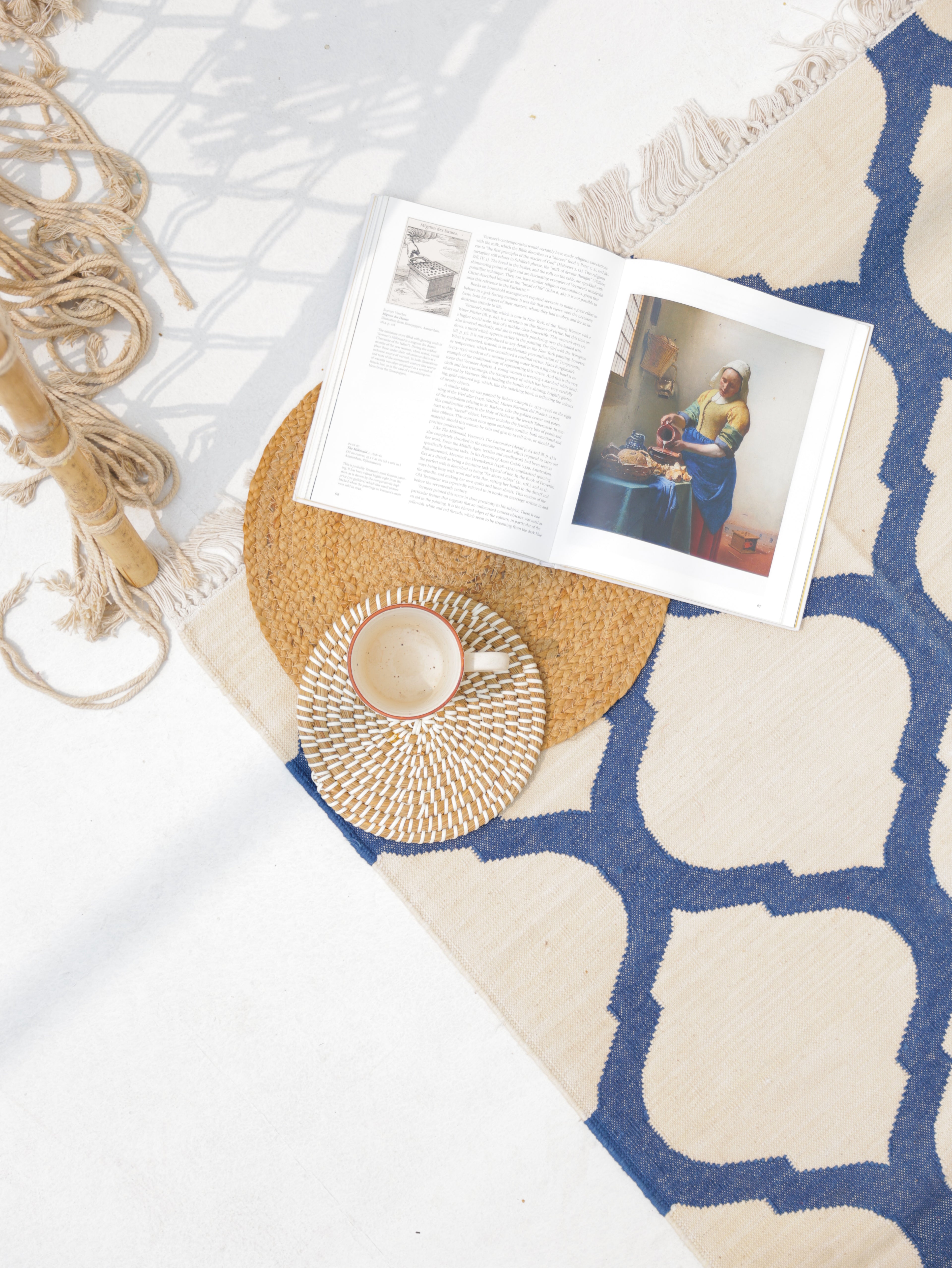 THE TAJ CARPET. BLUE