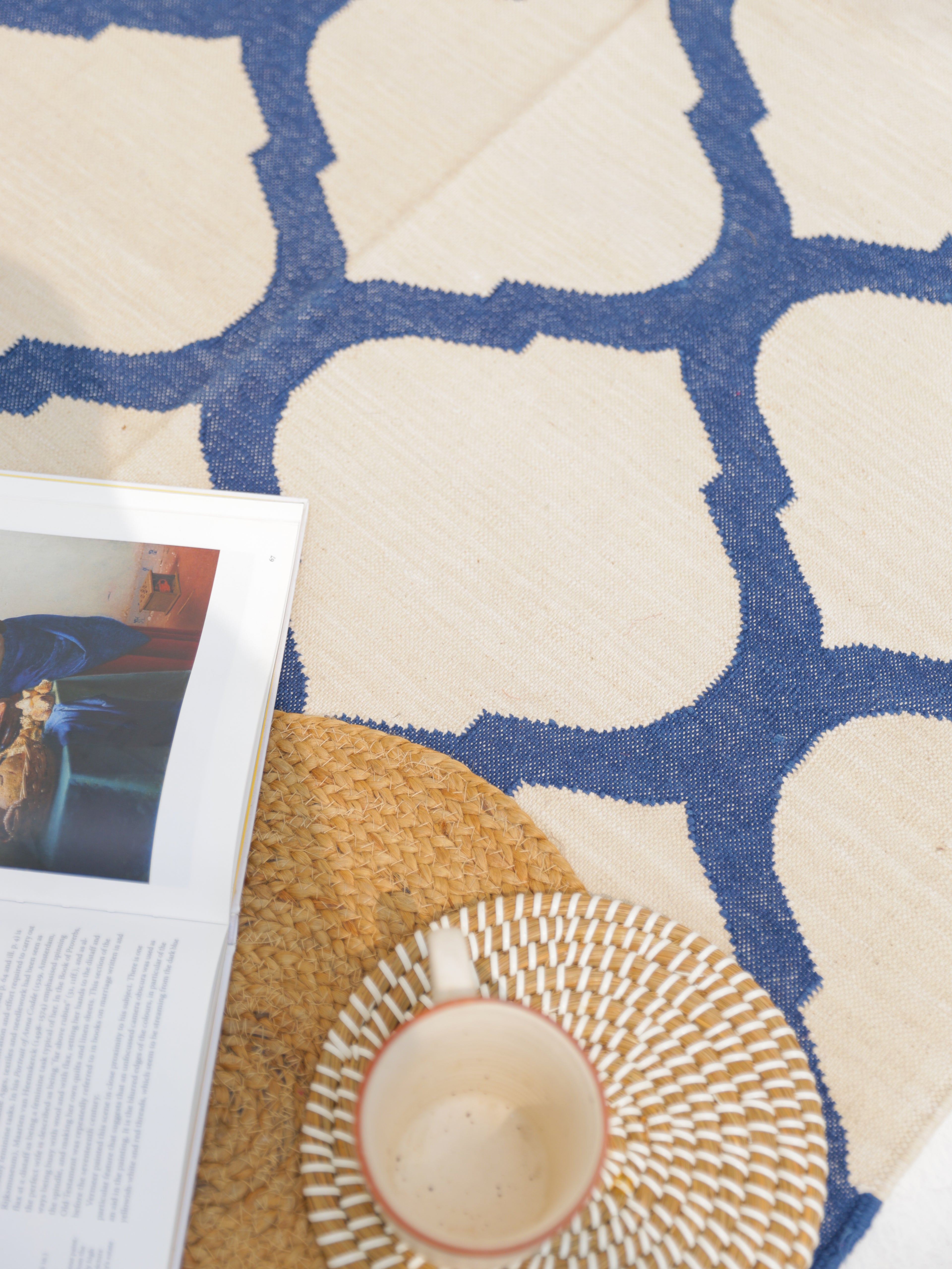 THE TAJ CARPET. BLUE