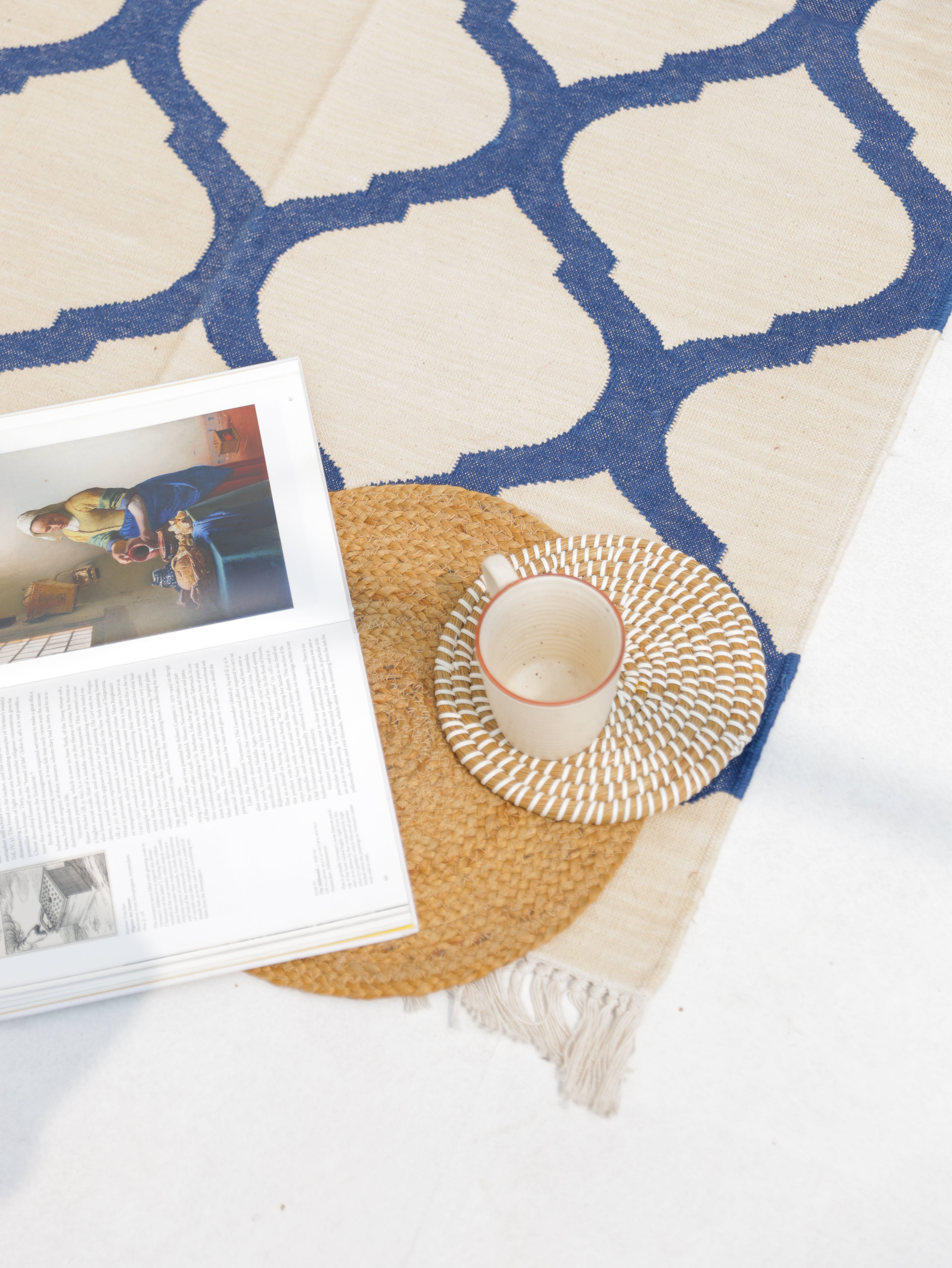 THE TAJ CARPET. BLUE