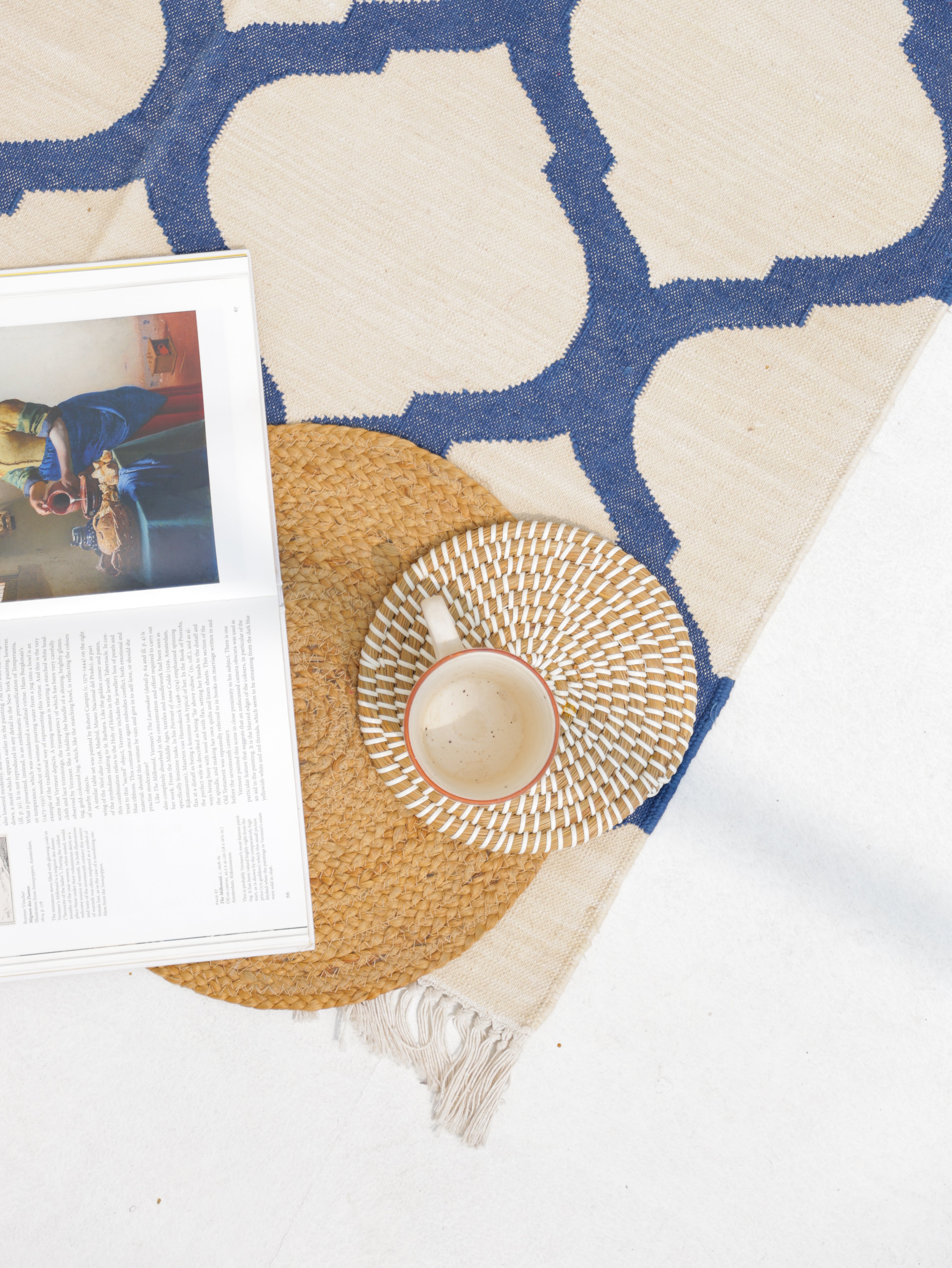 THE TAJ CARPET. BLUE