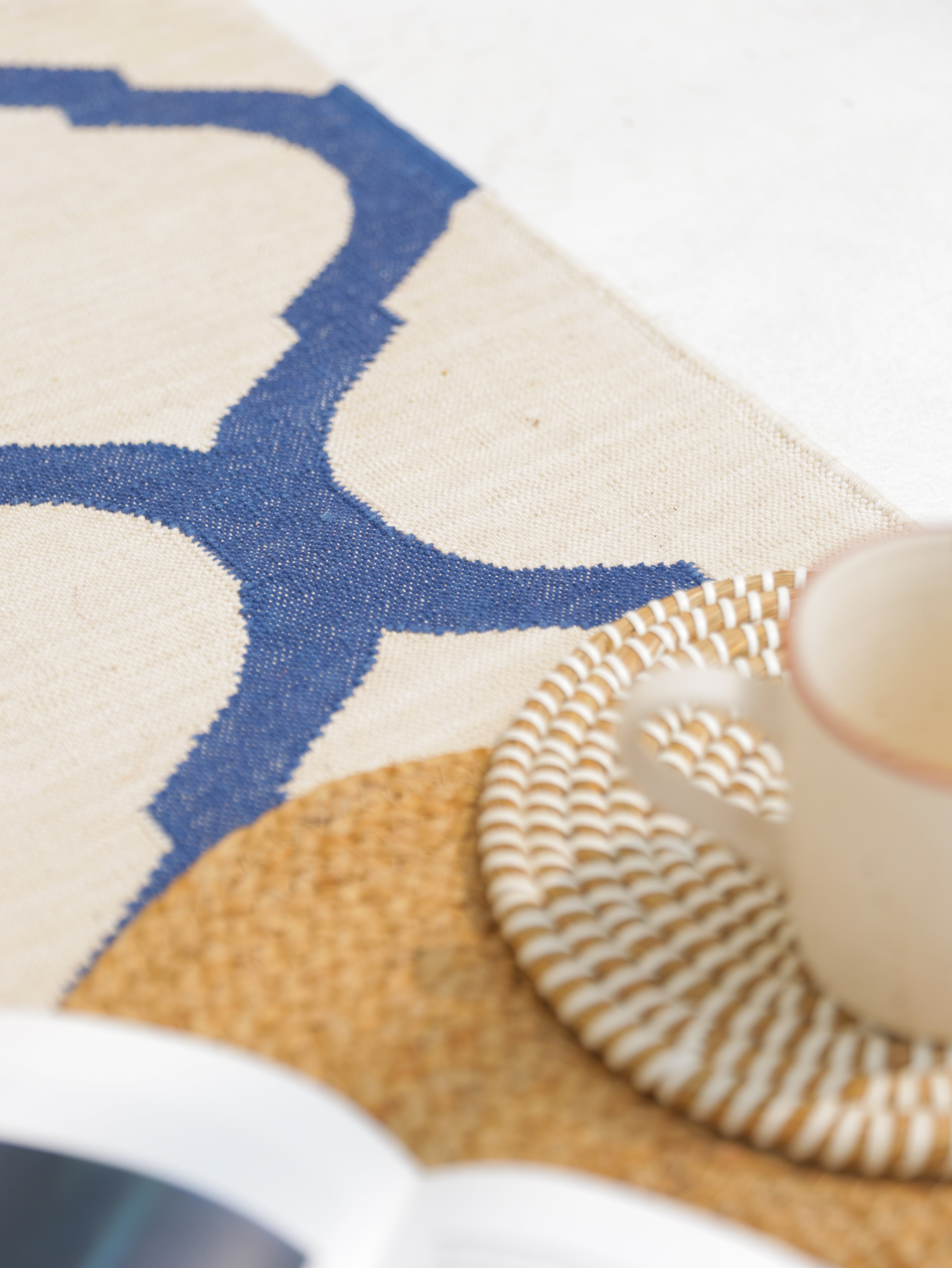 THE TAJ CARPET. BLUE