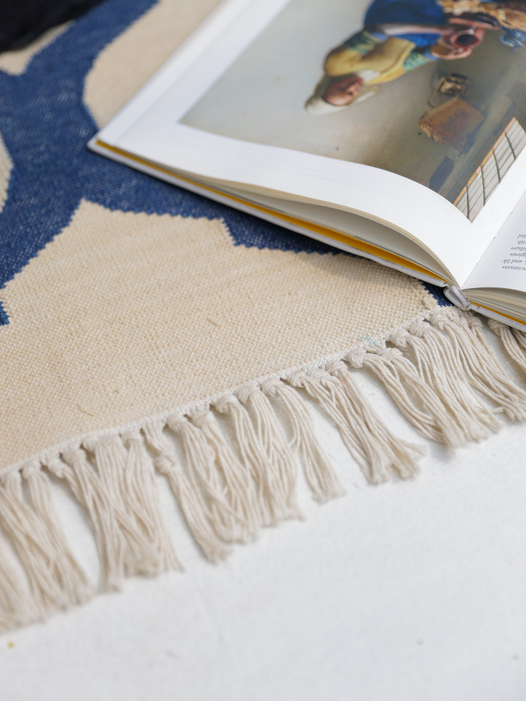 THE TAJ CARPET. BLUE