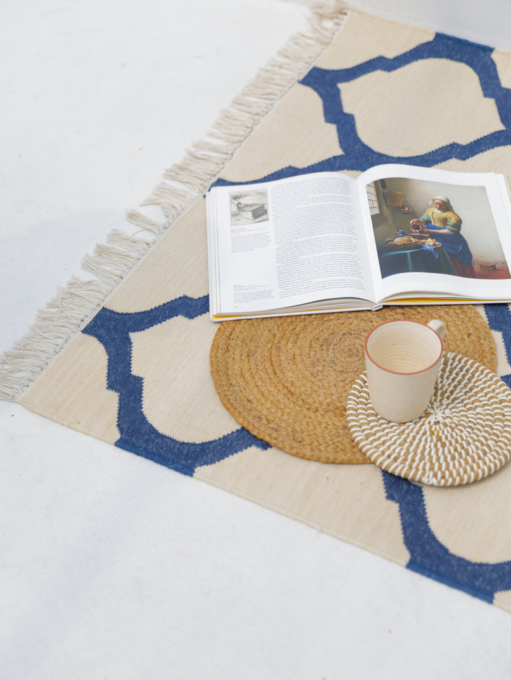 THE TAJ CARPET. BLUE