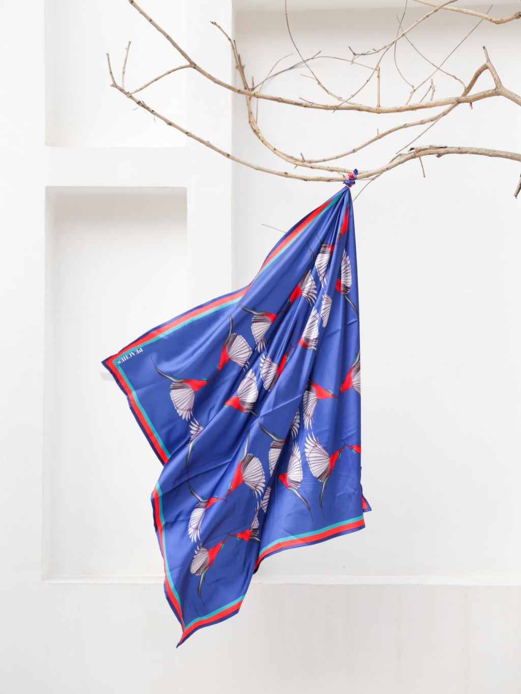 CRIMSON SUNBIRD SCARF