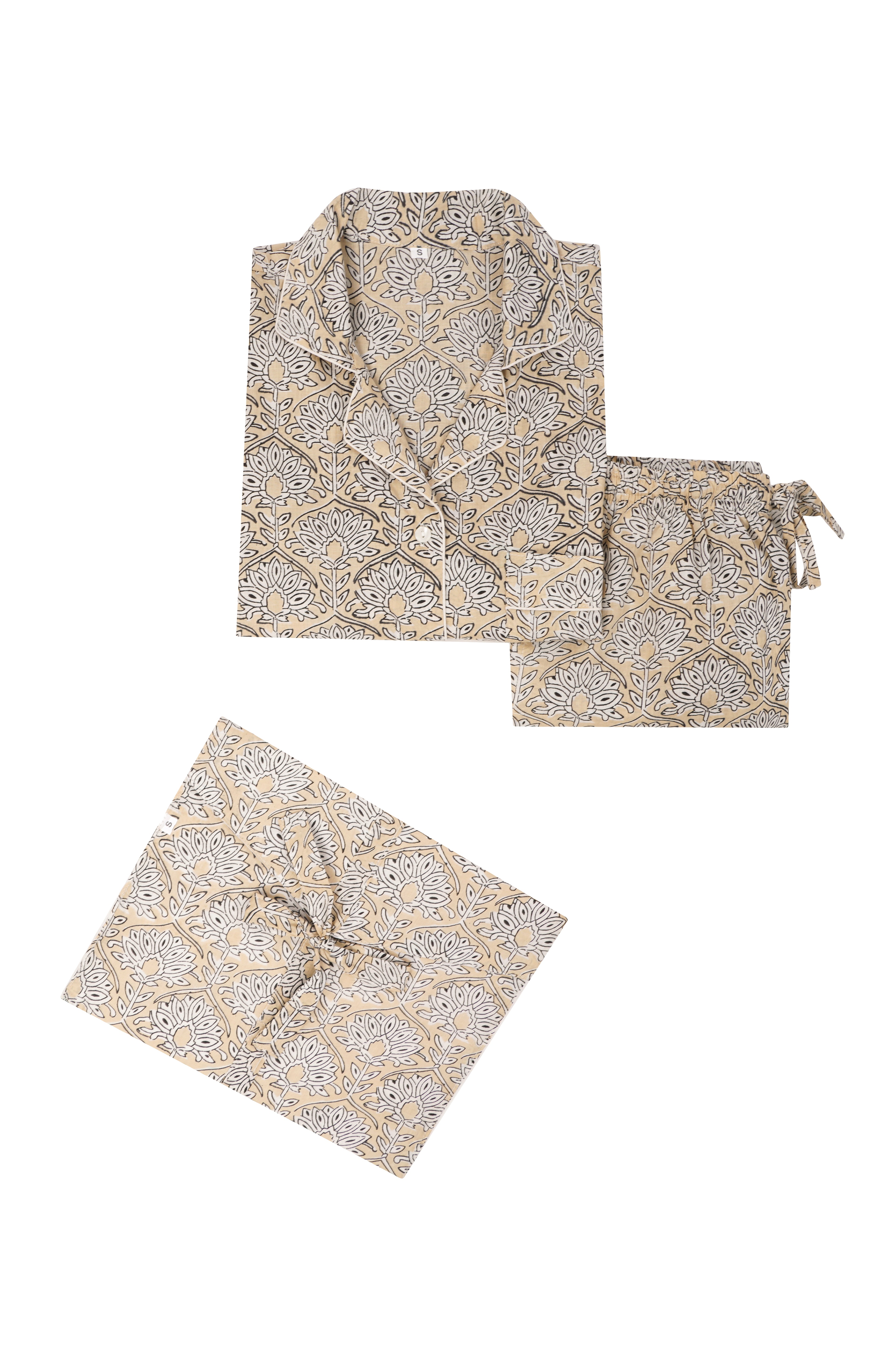 PALE YELLOW LOTUS SET