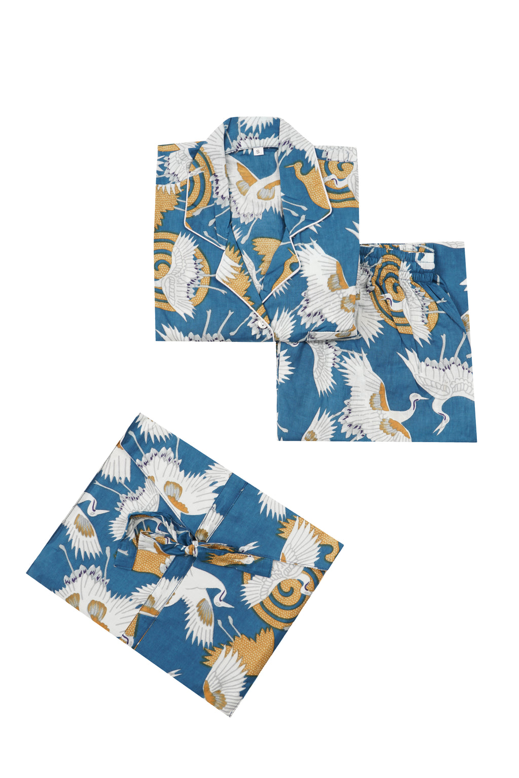 DARK BLUE FLAMINGO PYJAMA