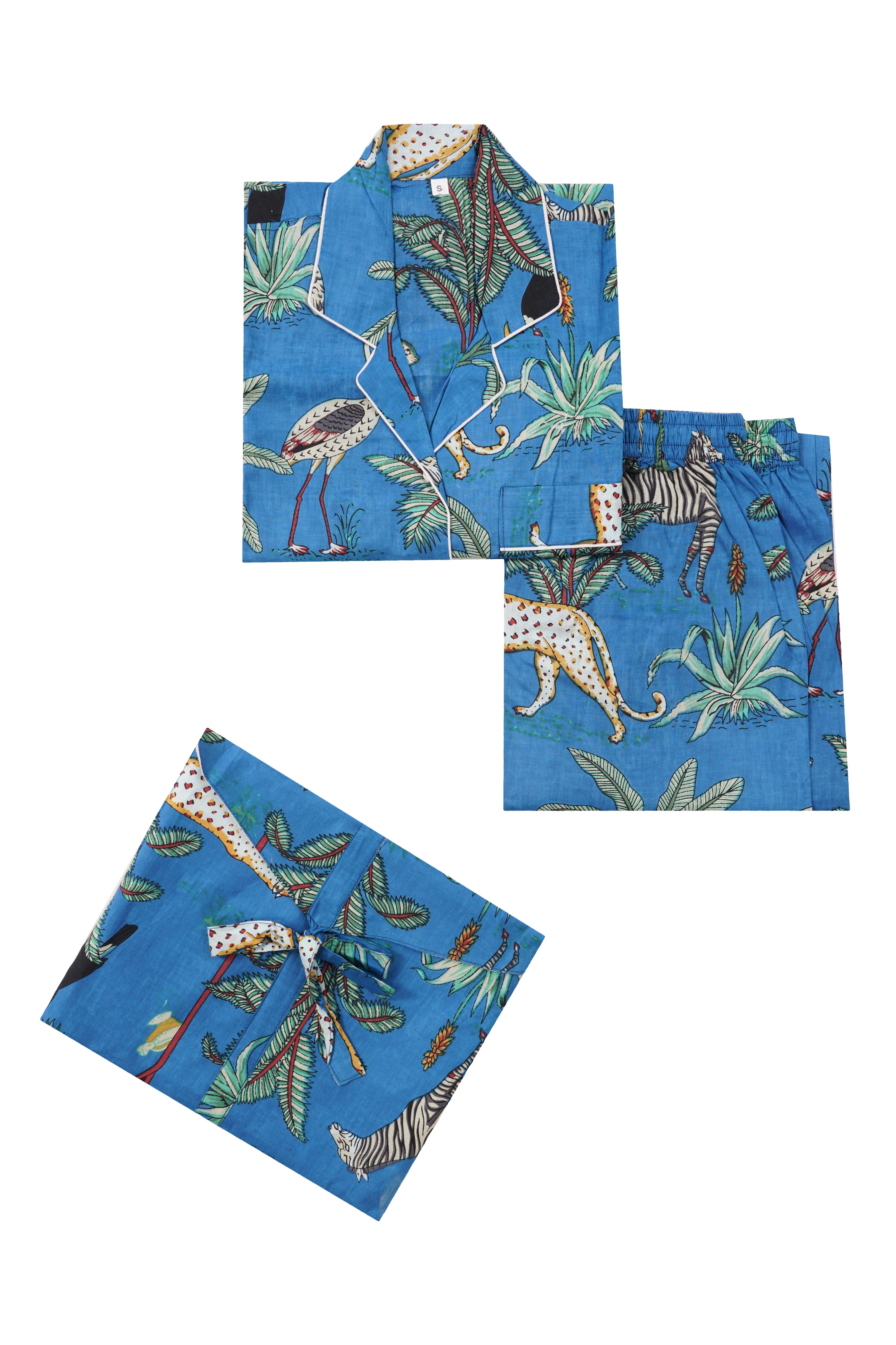 BLUE TUCAN PYJAMA SET