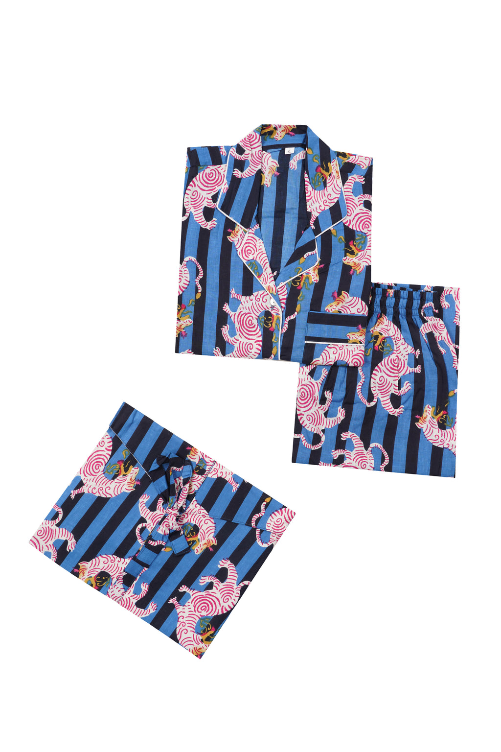 THE ZEBRA STRIPES DARK BLUE