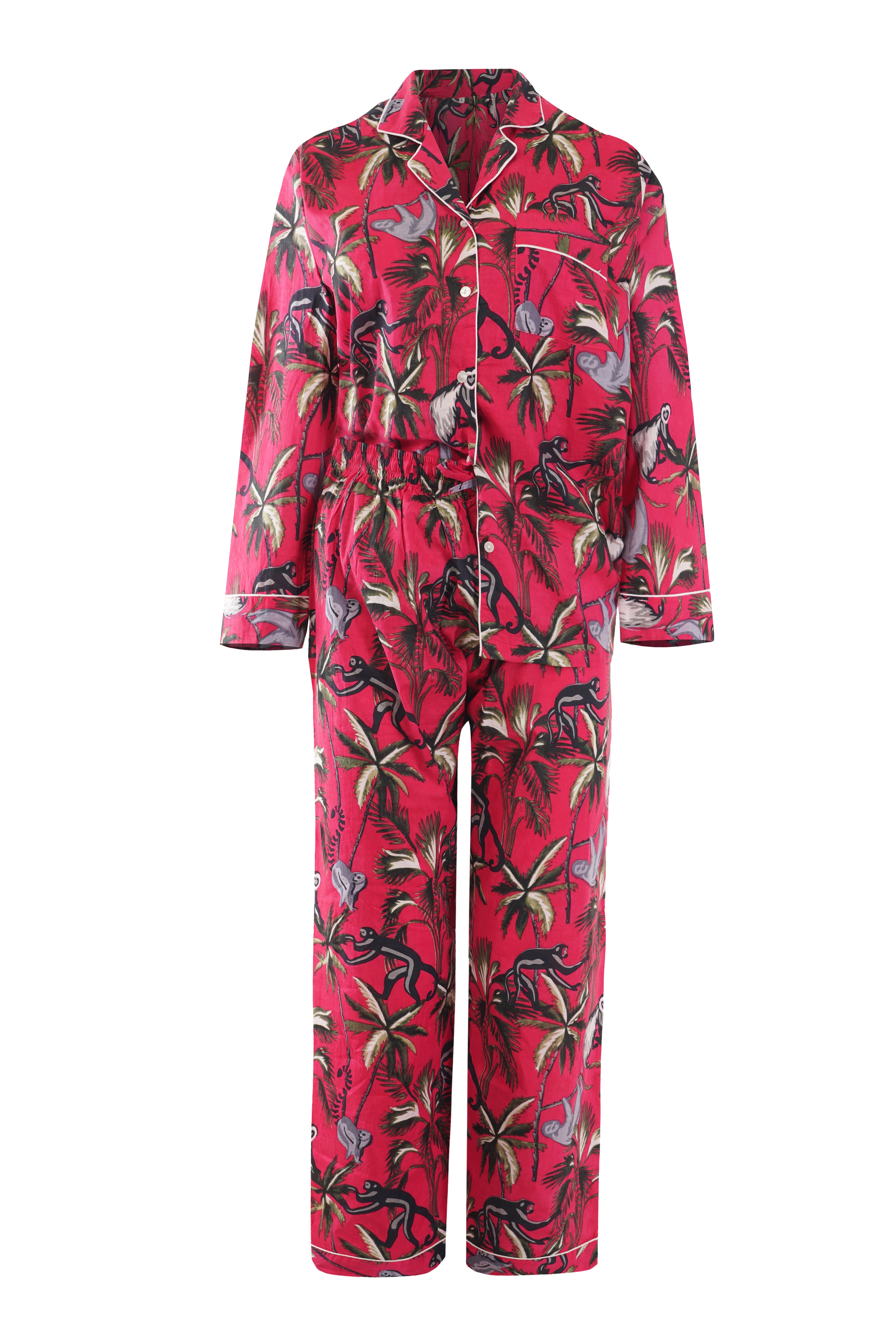 PINK MONKEY PAJAMAS