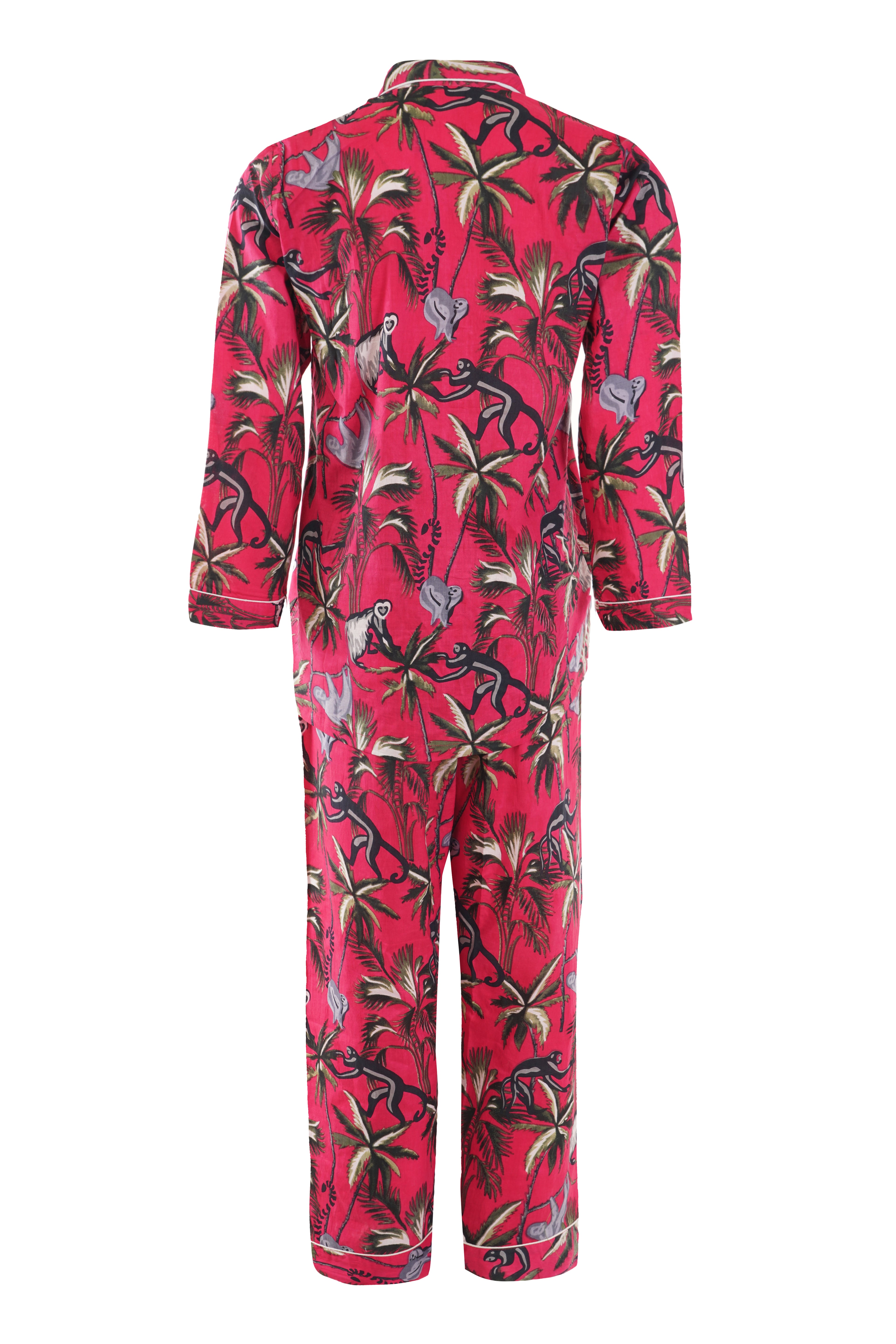 PINK MONKEY PAJAMAS