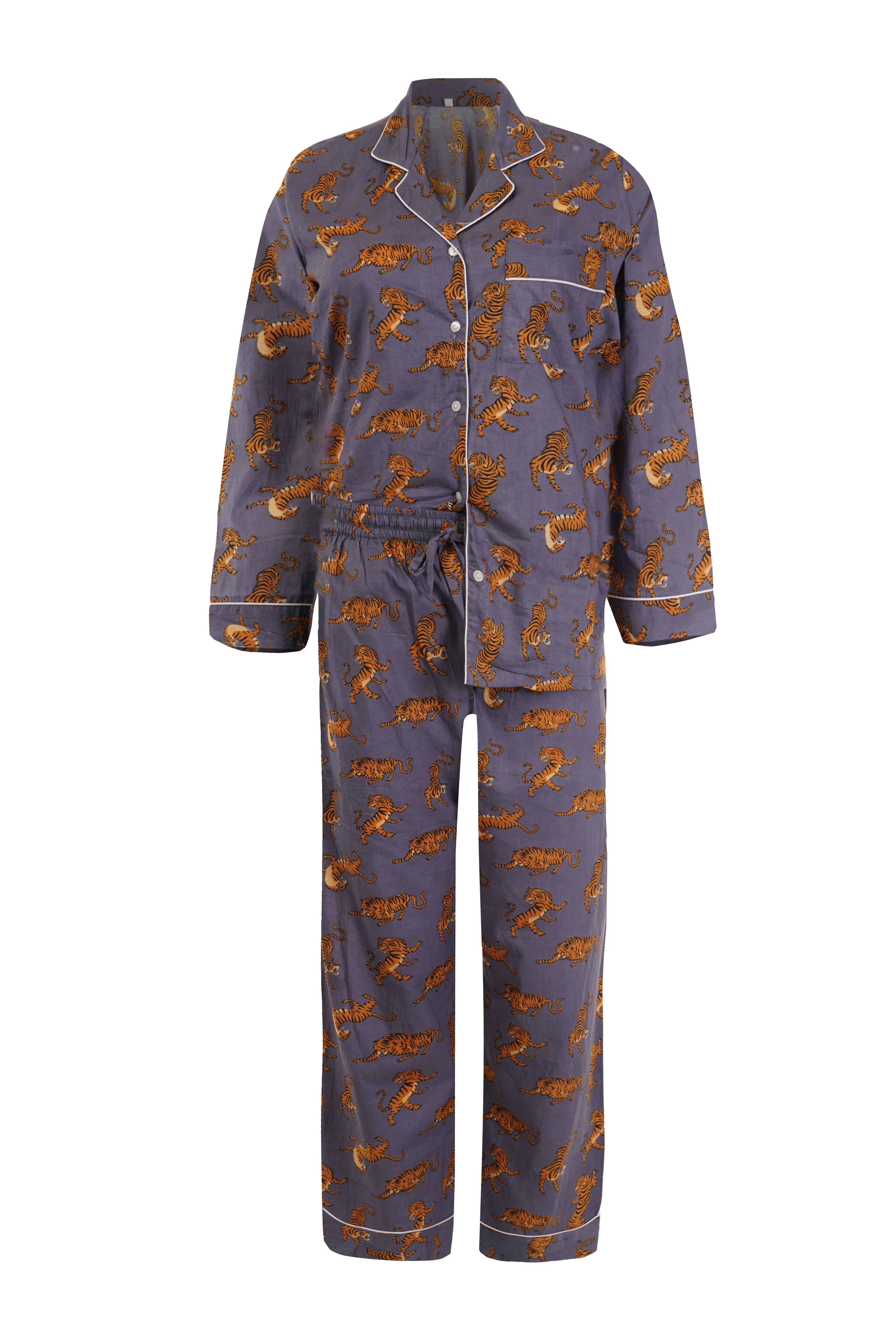 THE TIGER STORY  MUTED BLUE