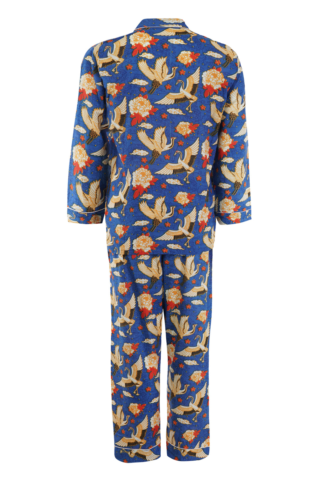 FLYING BIRDS DEEP BLUE