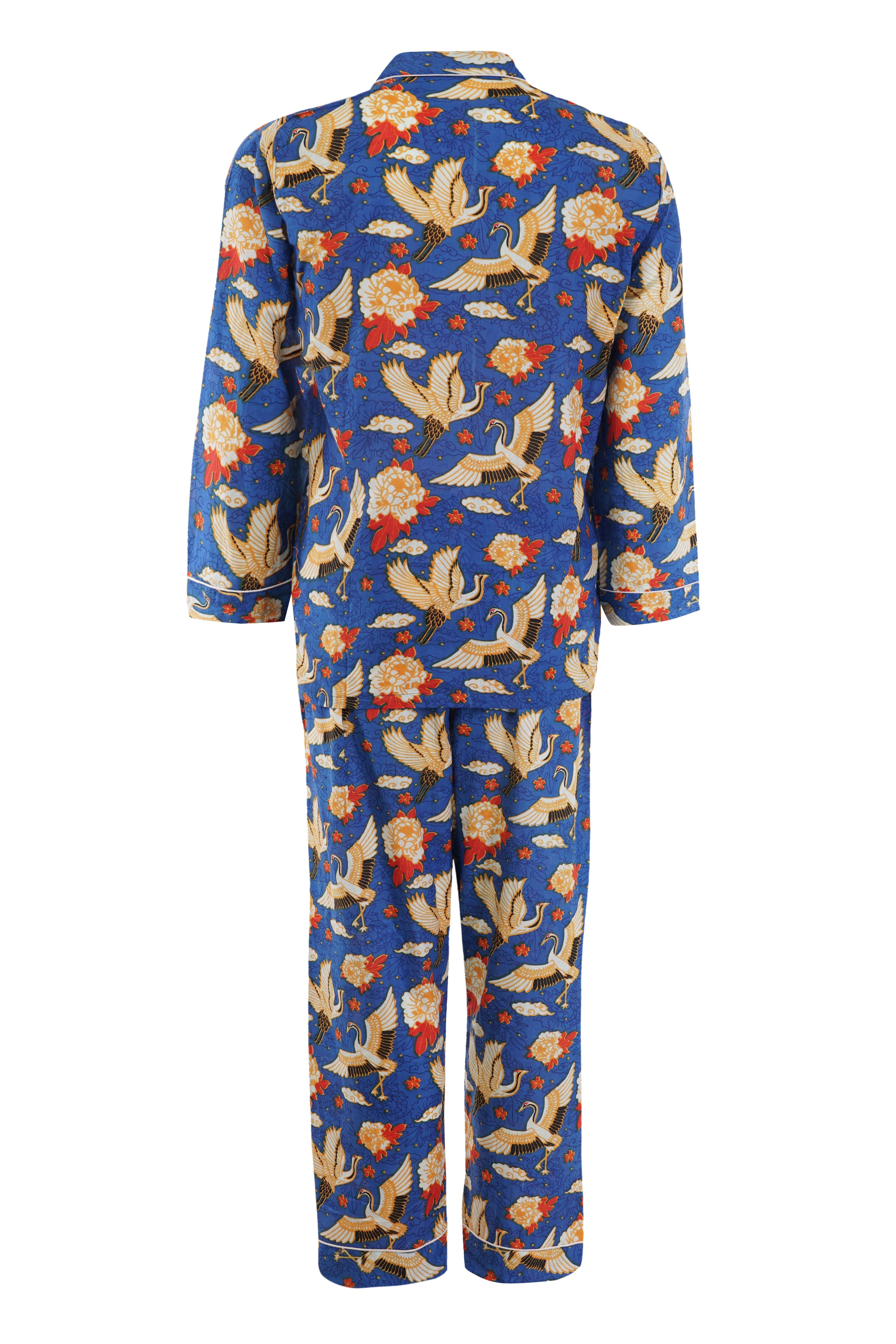 FLYING BIRDS DEEP BLUE