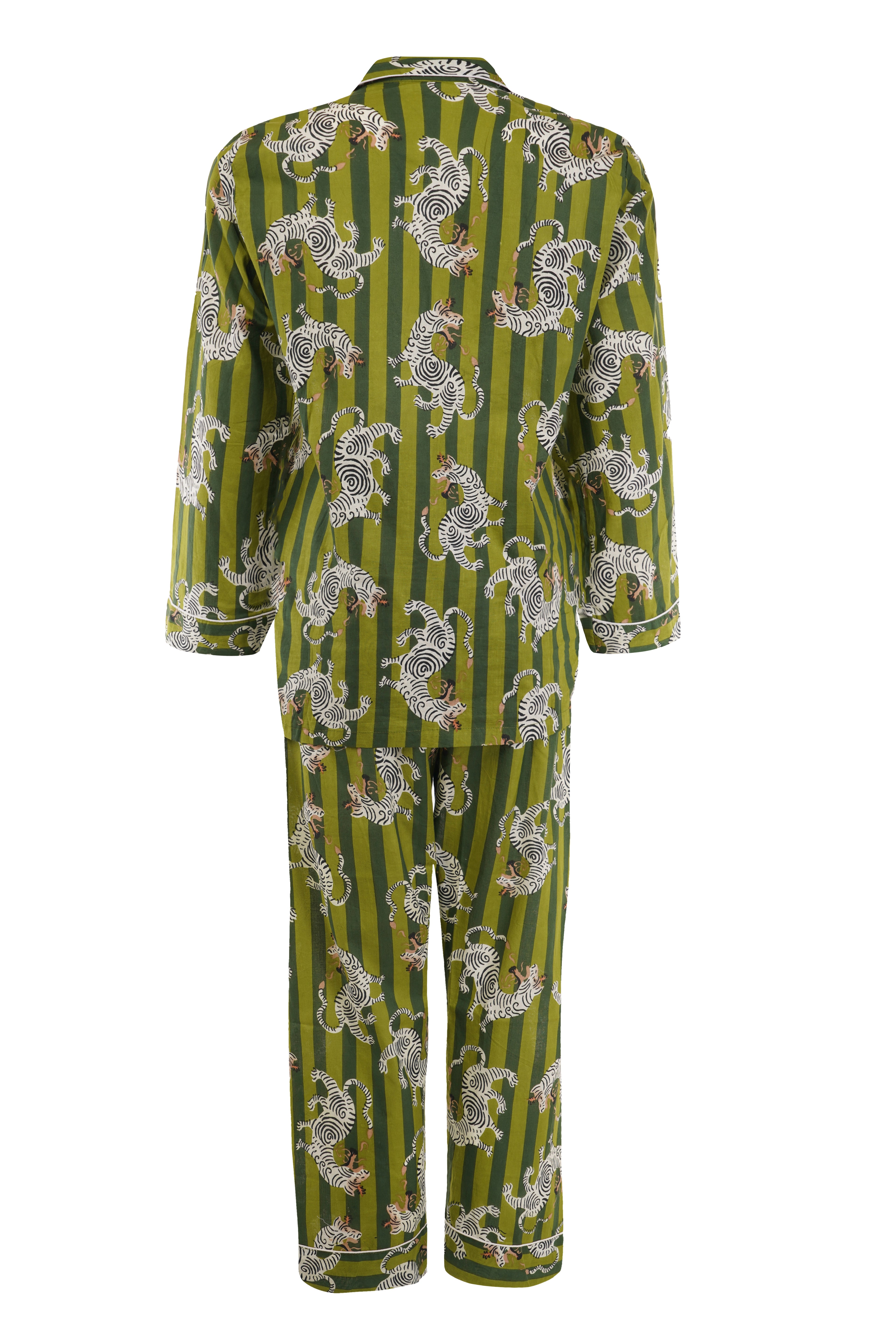 THE ZEBRA STRIPES ARMY GREEN