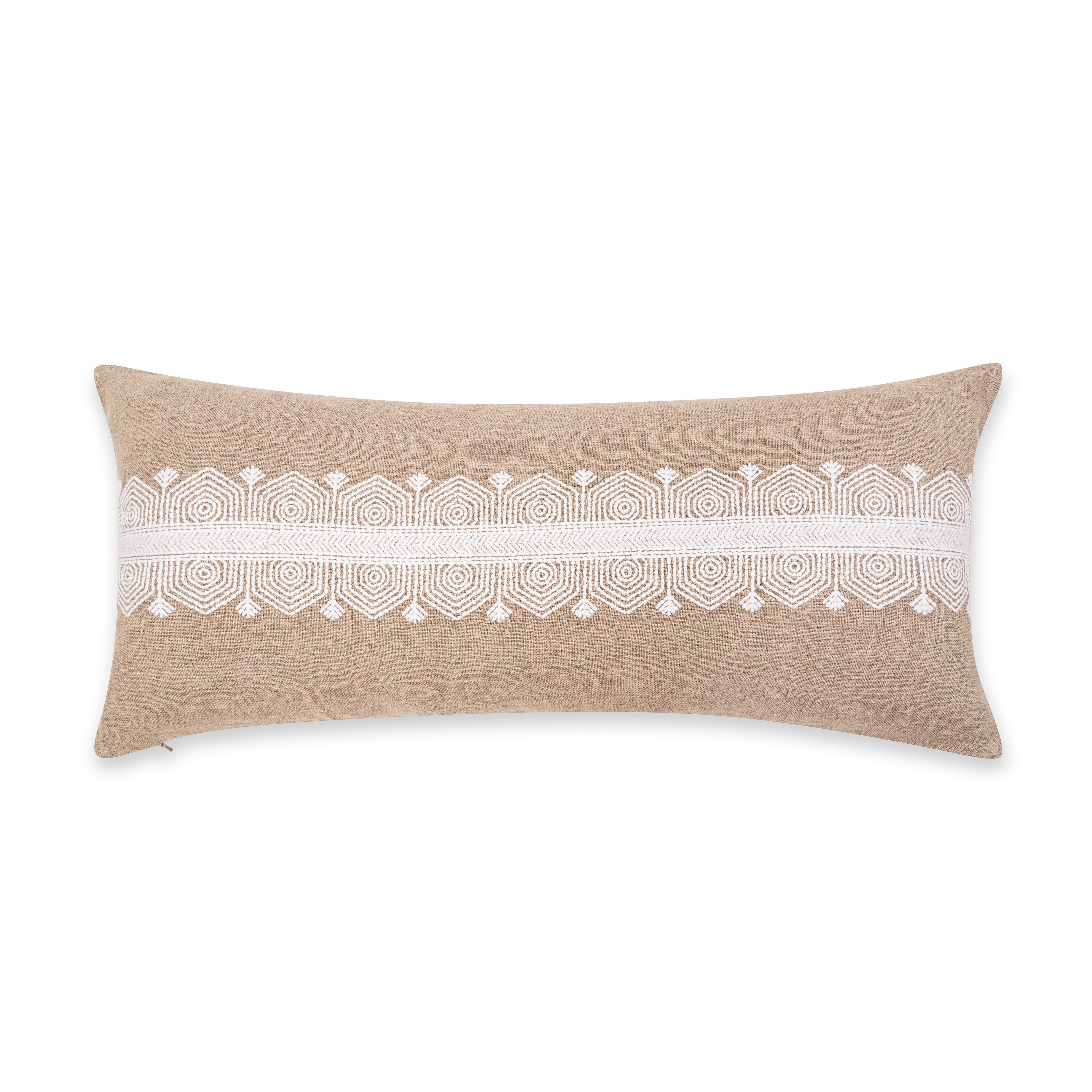 THE BUCKLE CUSHION BEIGE