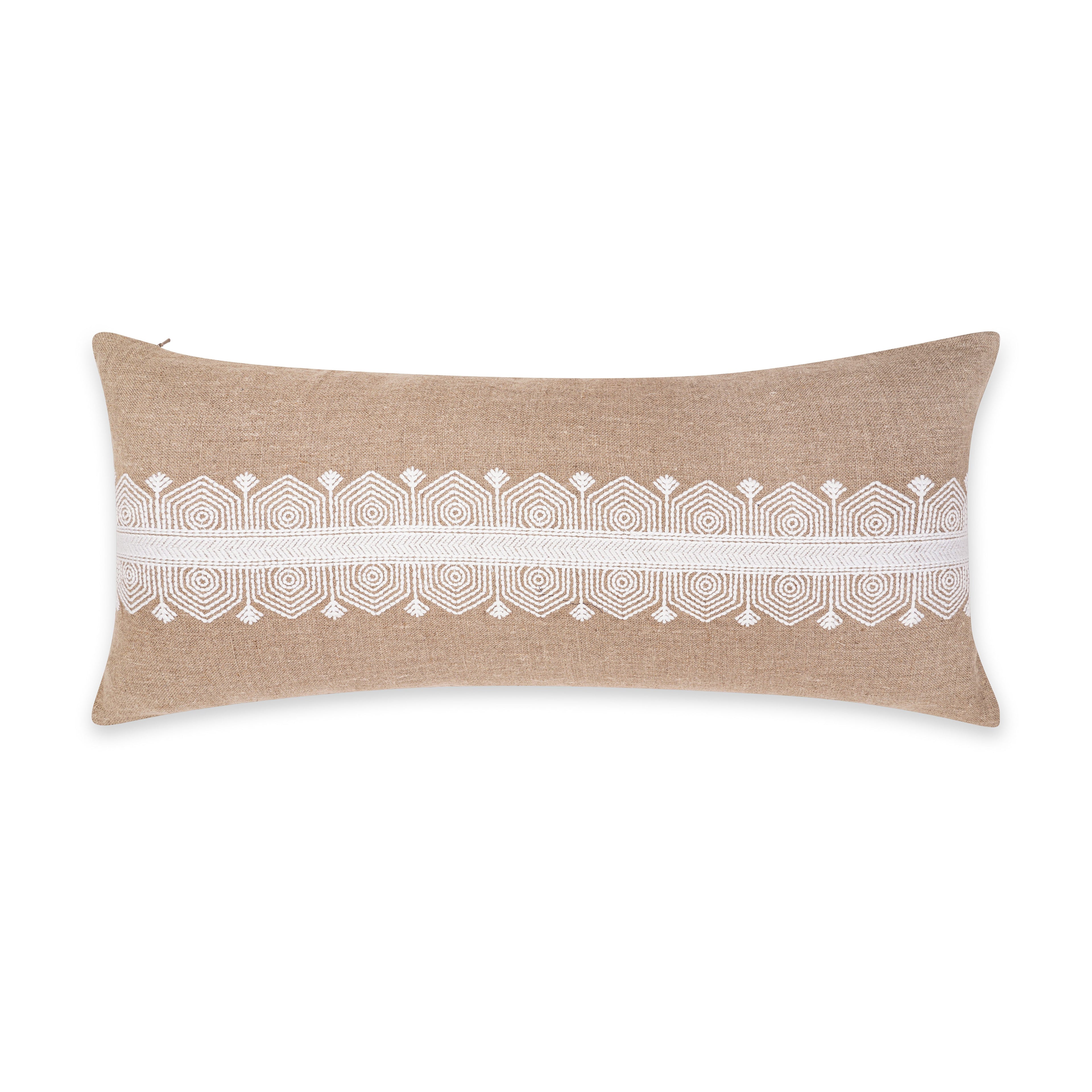 THE BUCKLE CUSHION BEIGE
