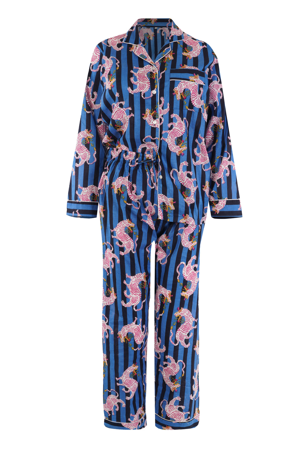 THE ZEBRA STRIPES DARK BLUE