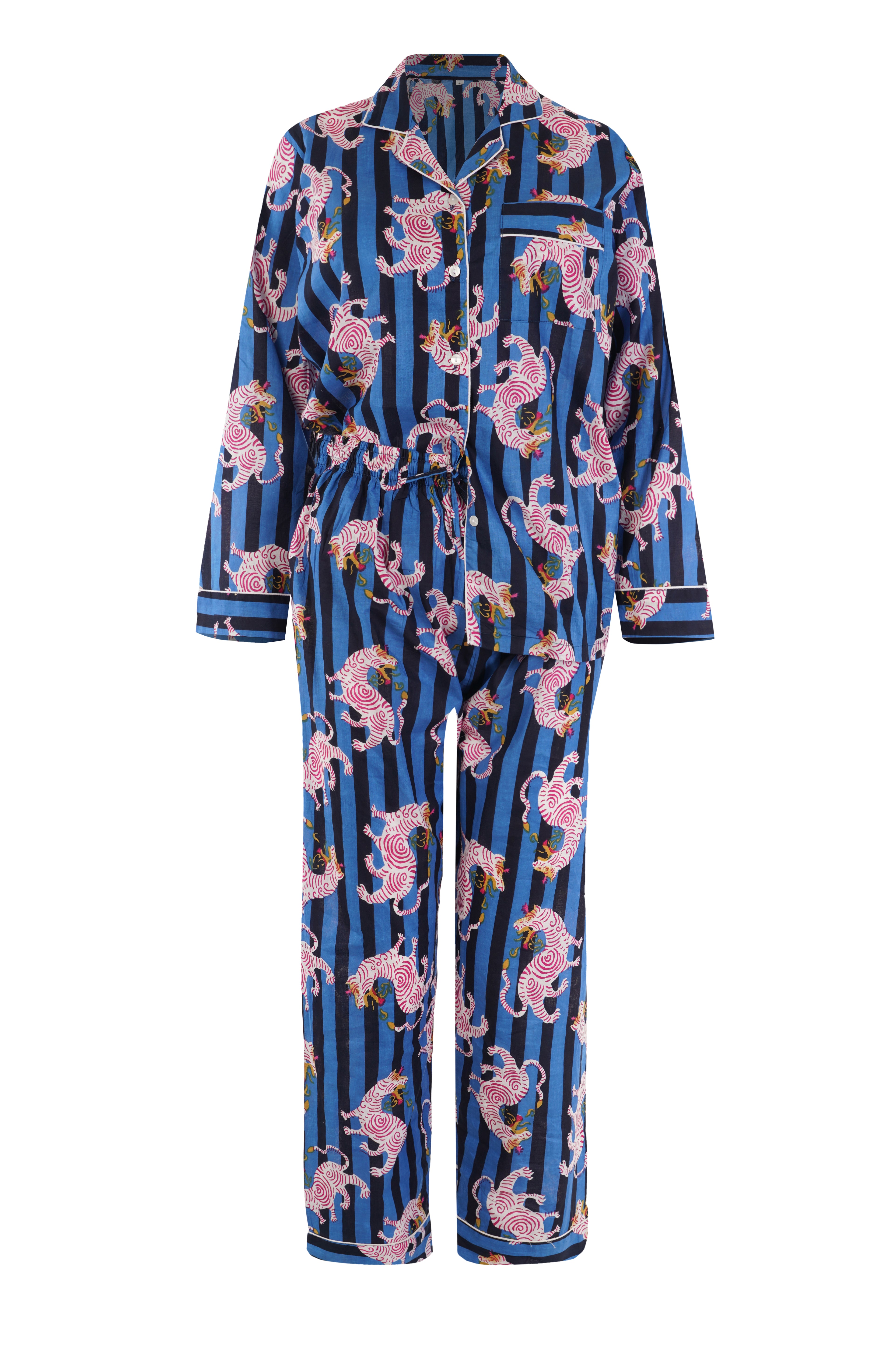 THE ZEBRA STRIPES DARK BLUE