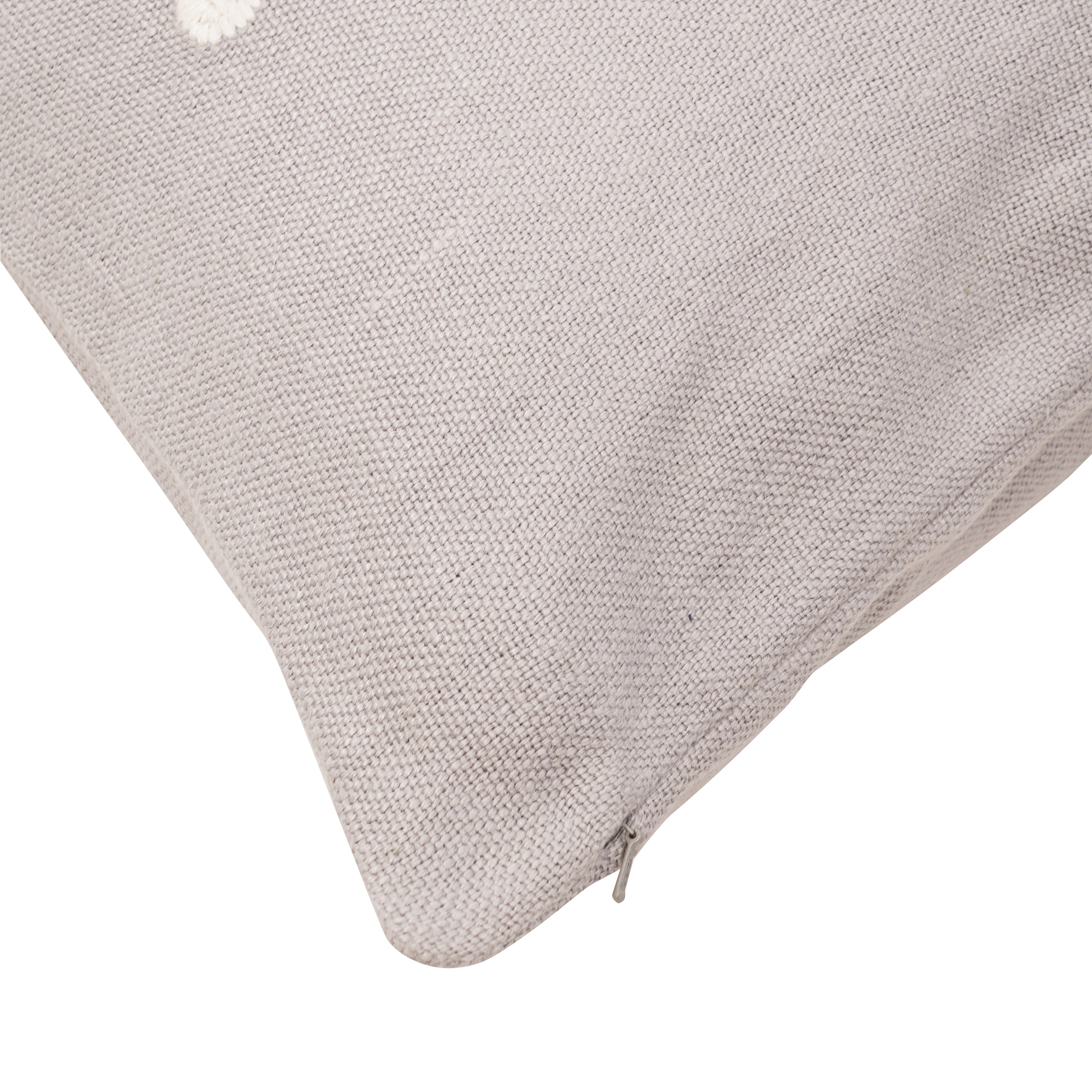 THE FAN CUSHION BLUE GRAY COLOUR