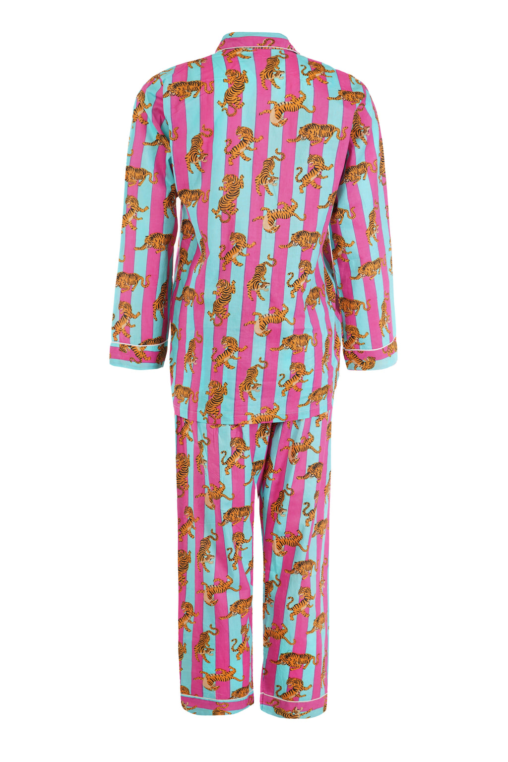 FLYING TIGERS PINK & BLUE STRIPES