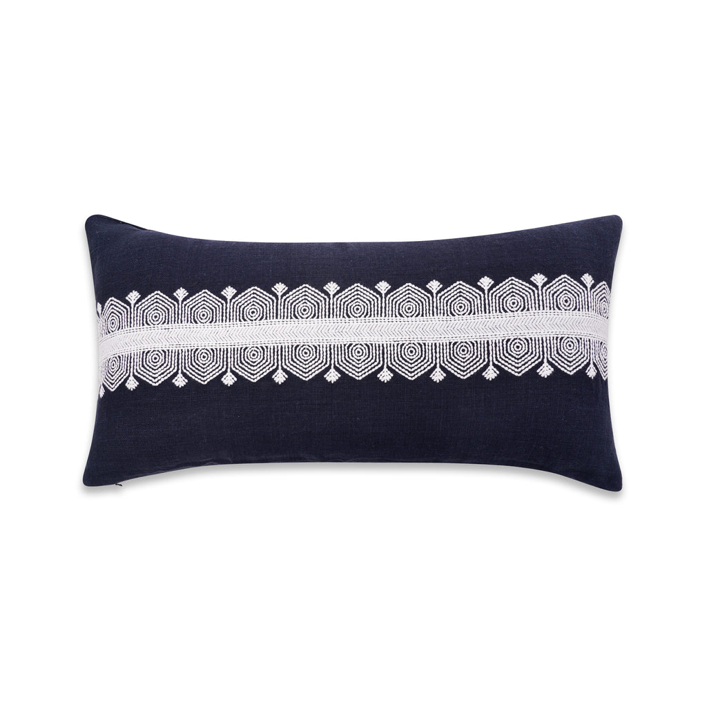 THE BUCKLE CUSHION DARK BLUE