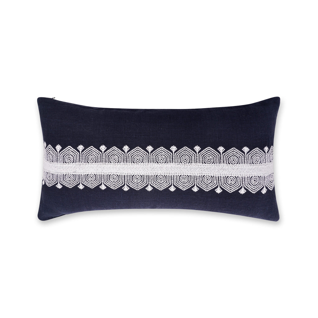 THE BUCKLE CUSHION DARK BLUE