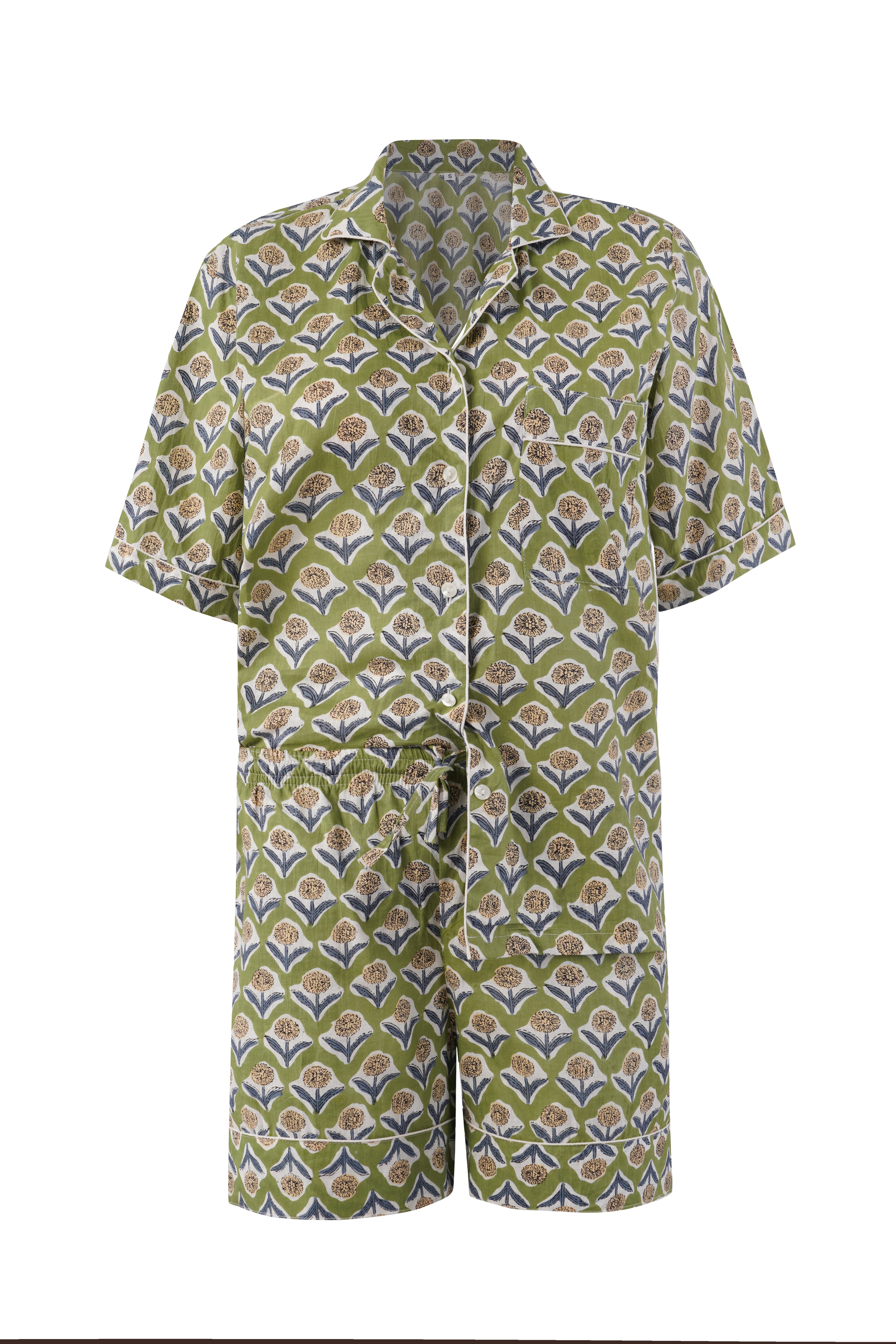 SINGLE FLOWER GREEN  SET