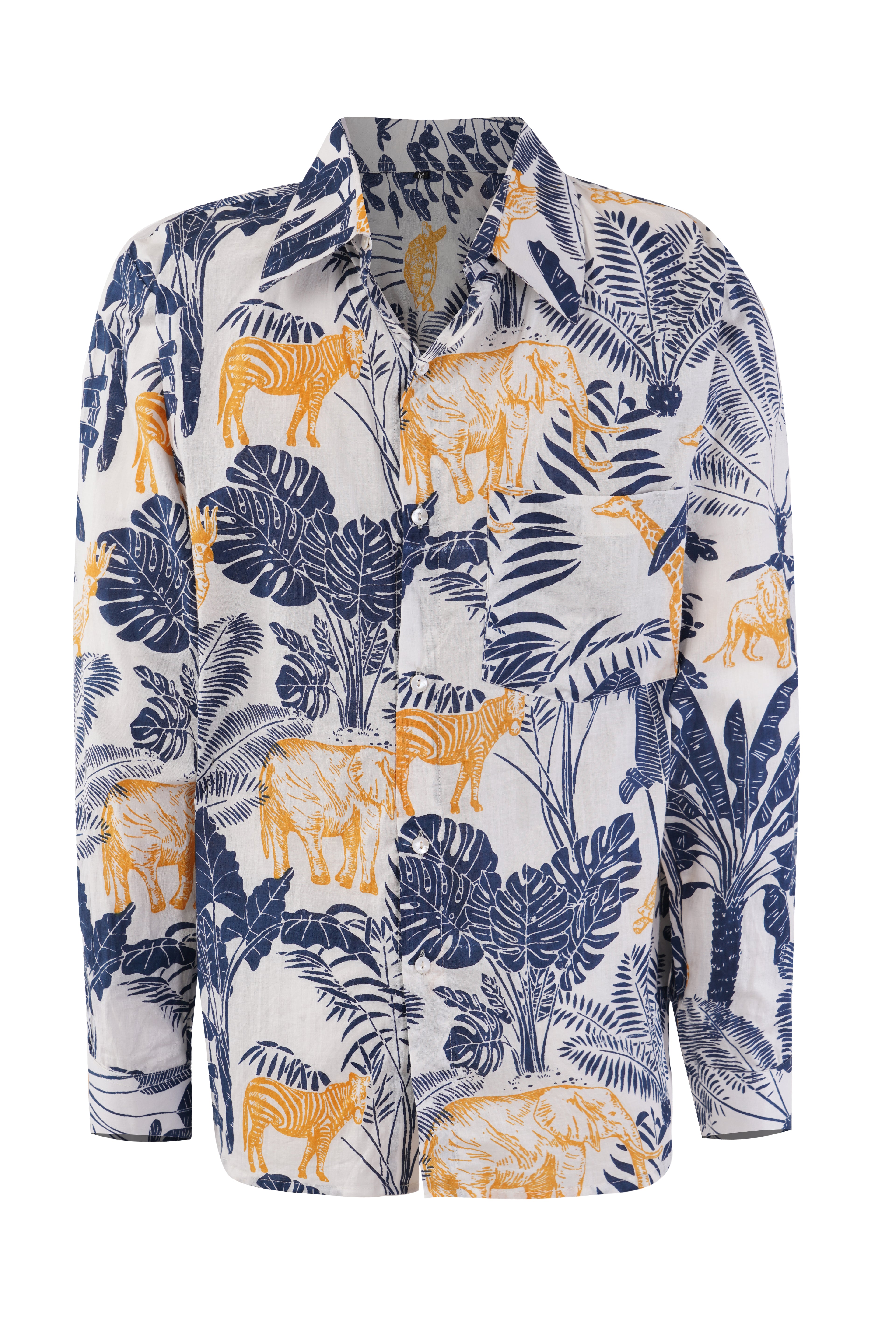 THE DARK BLUE JUNGLE SHIRT