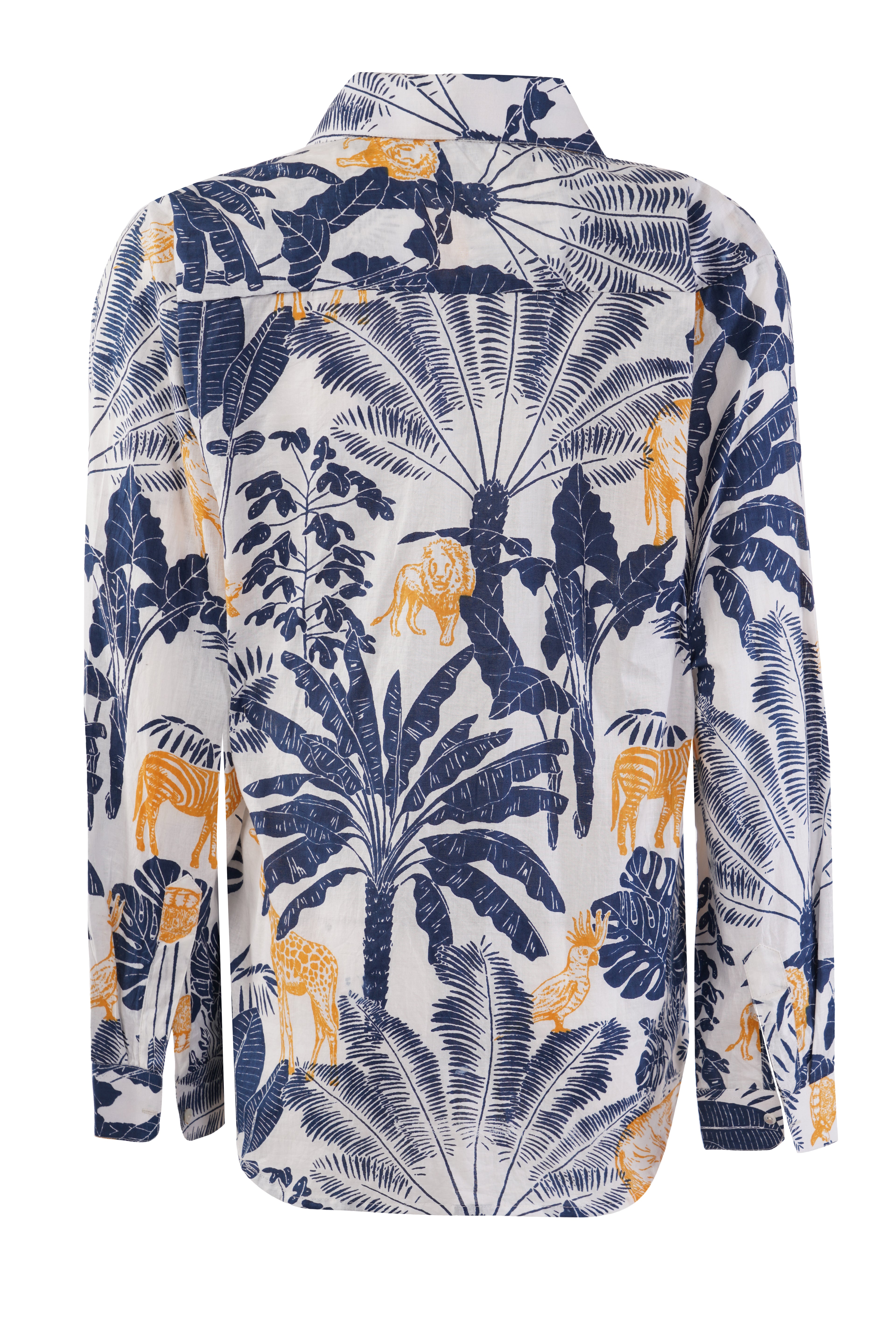 THE DARK BLUE JUNGLE SHIRT