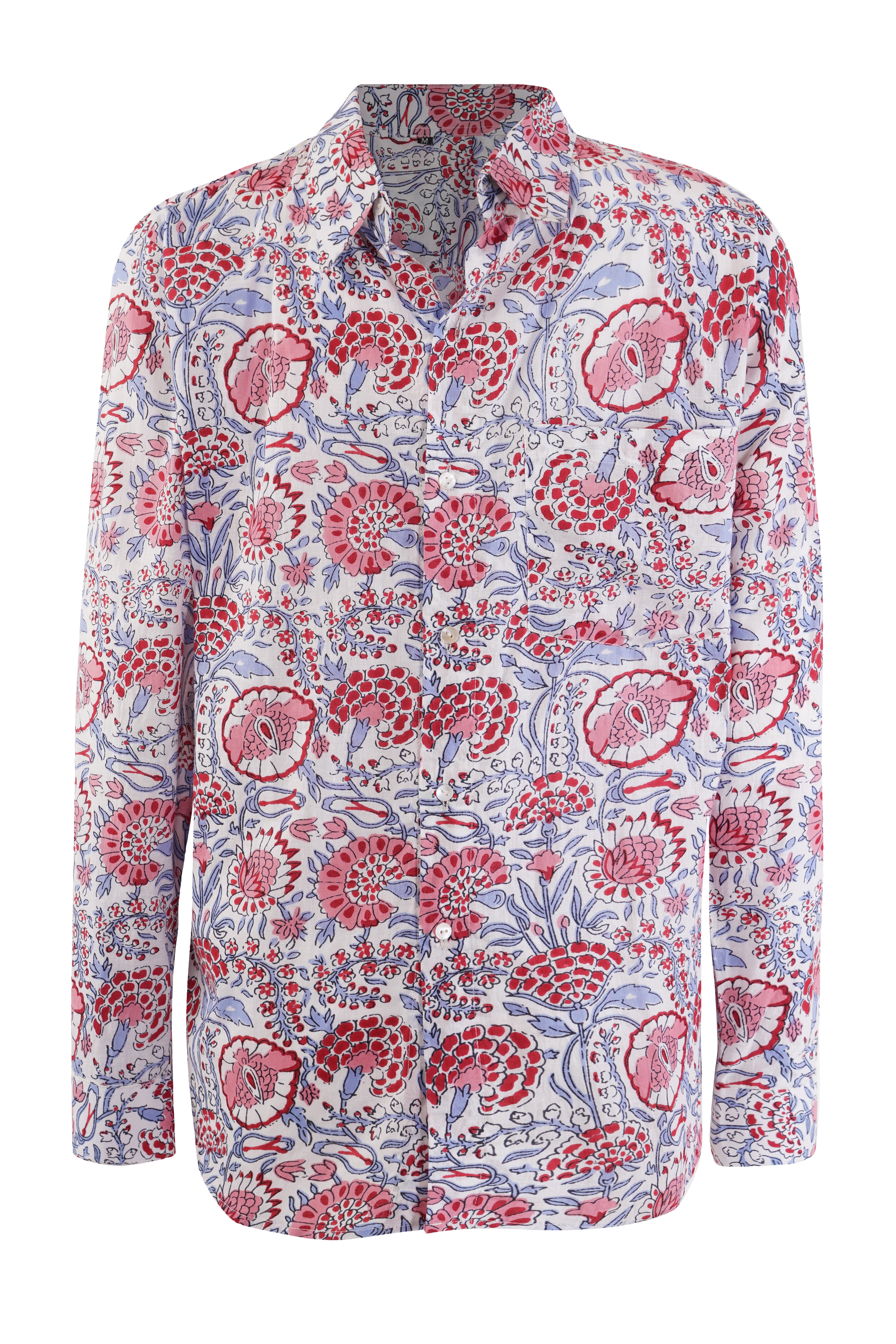 CORAL PATTERN SHIRT