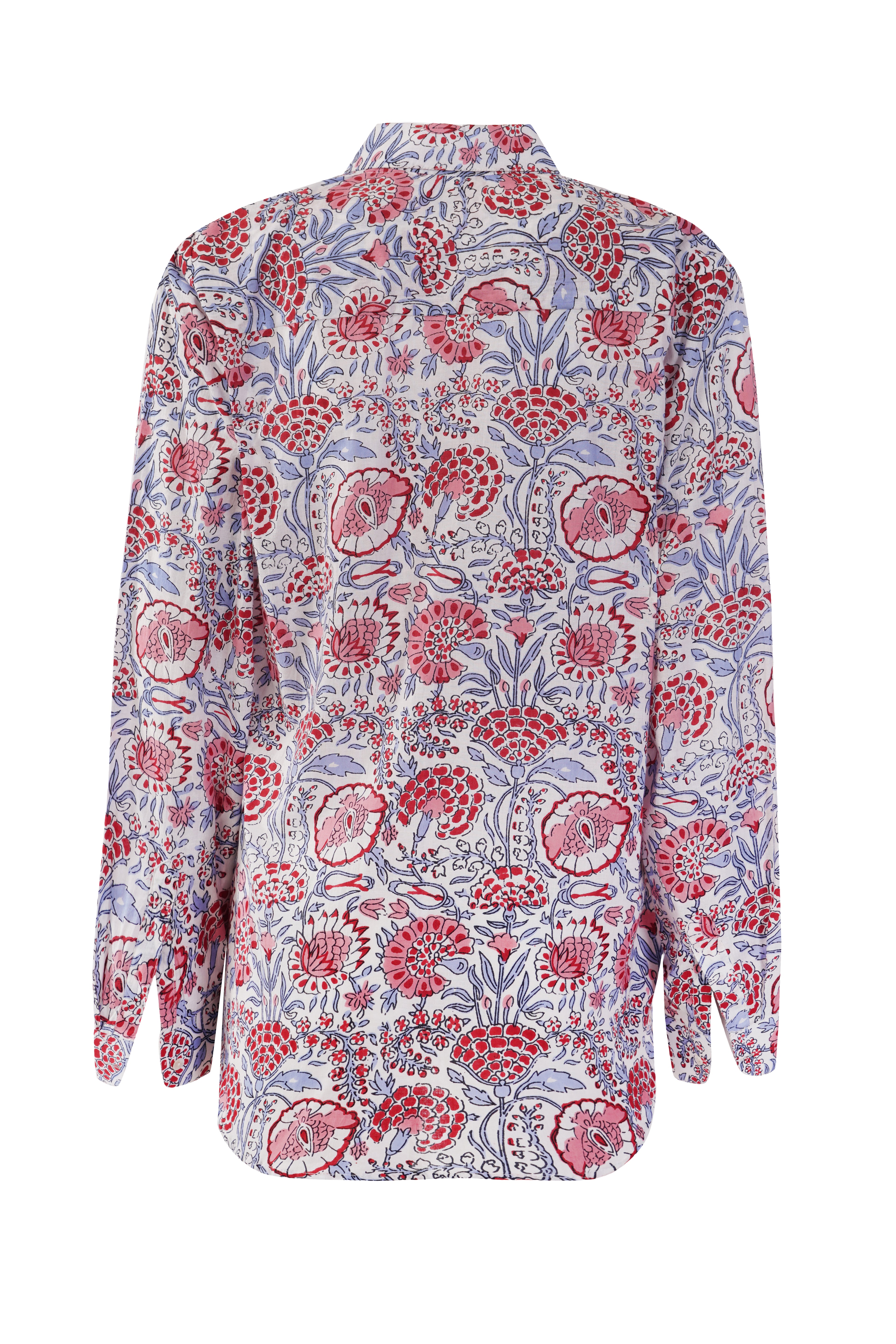CORAL PATTERN SHIRT
