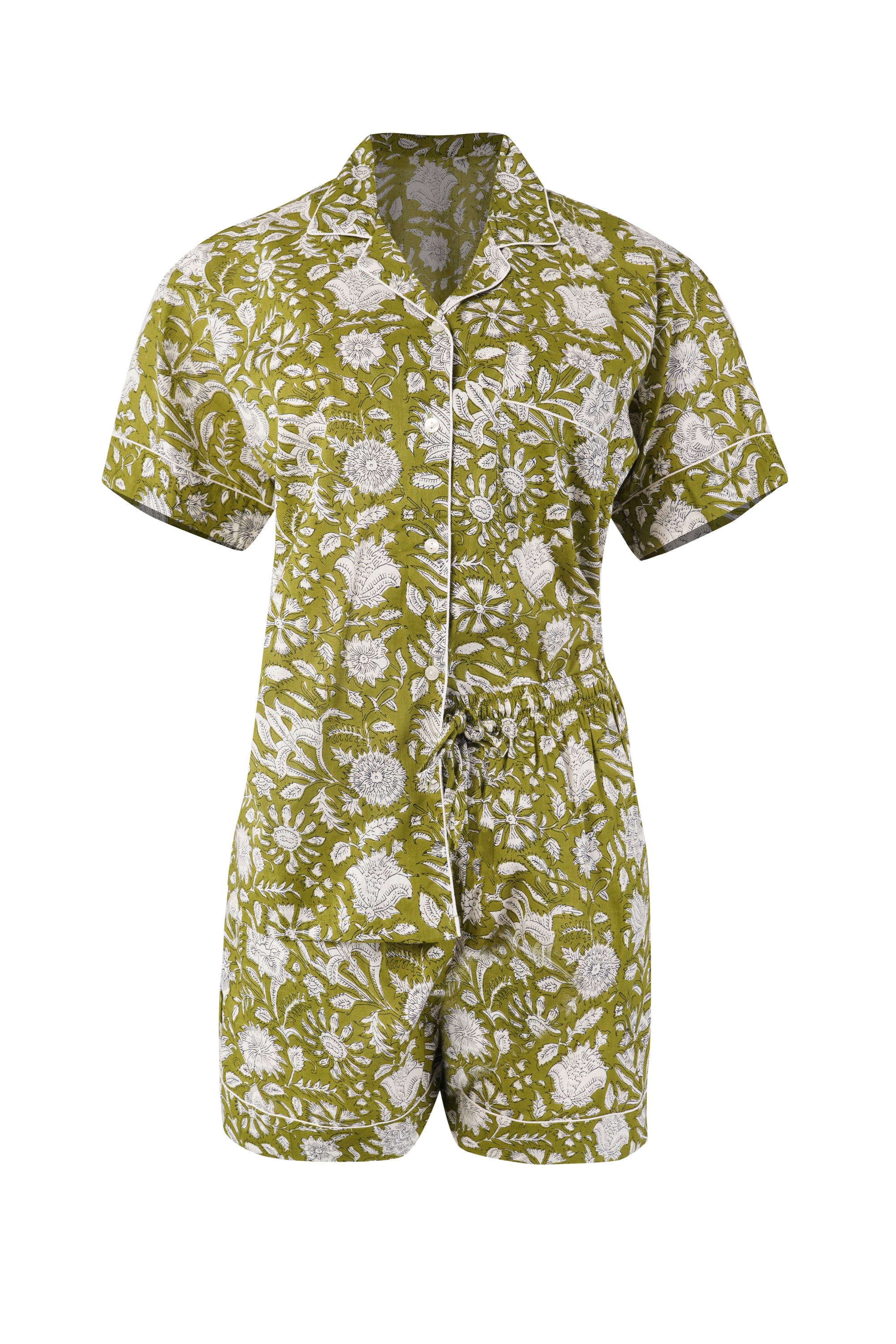 MEHNDI GREEN FLORAL DESIGN