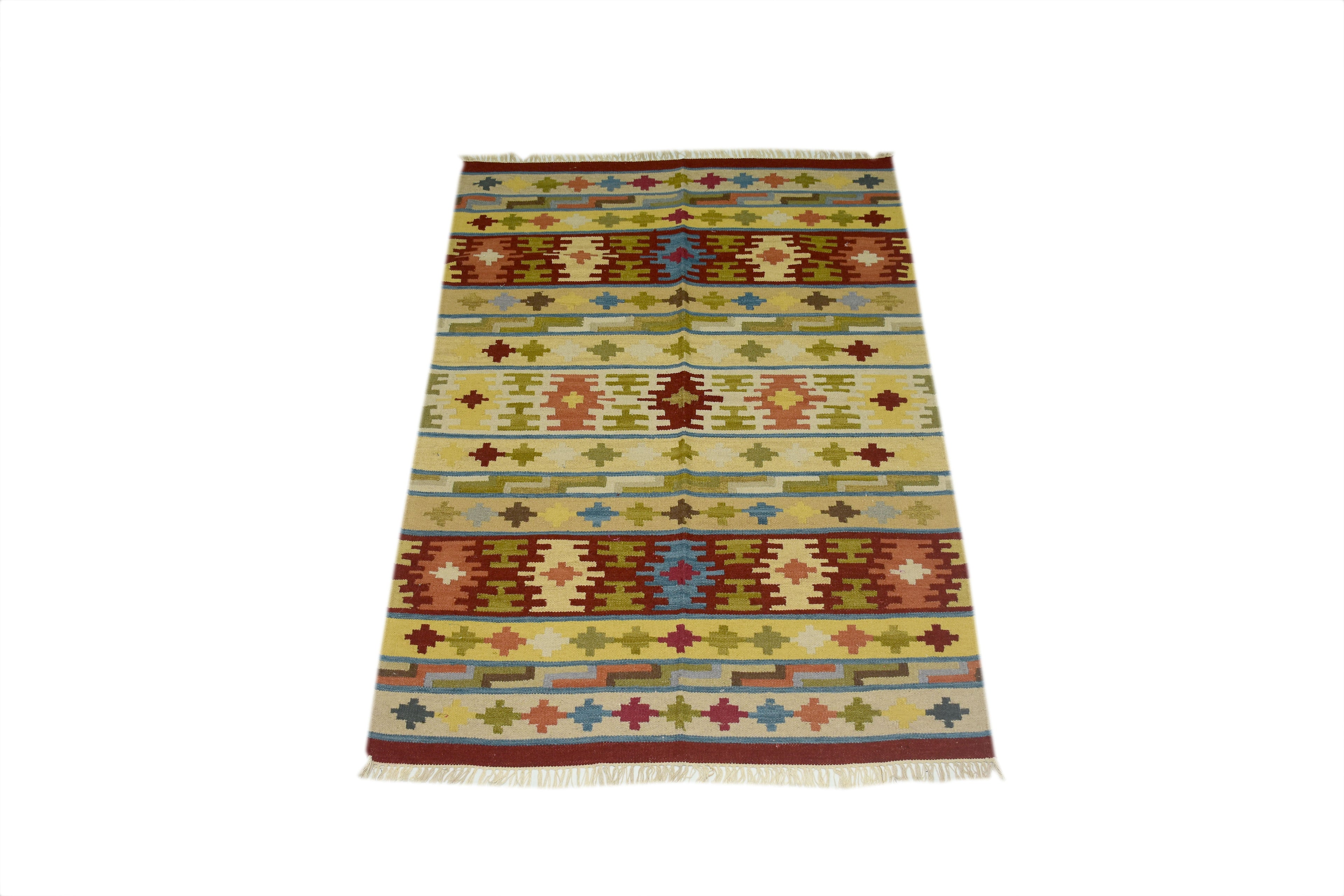 KILM BEIGE & MARROON STRIPES