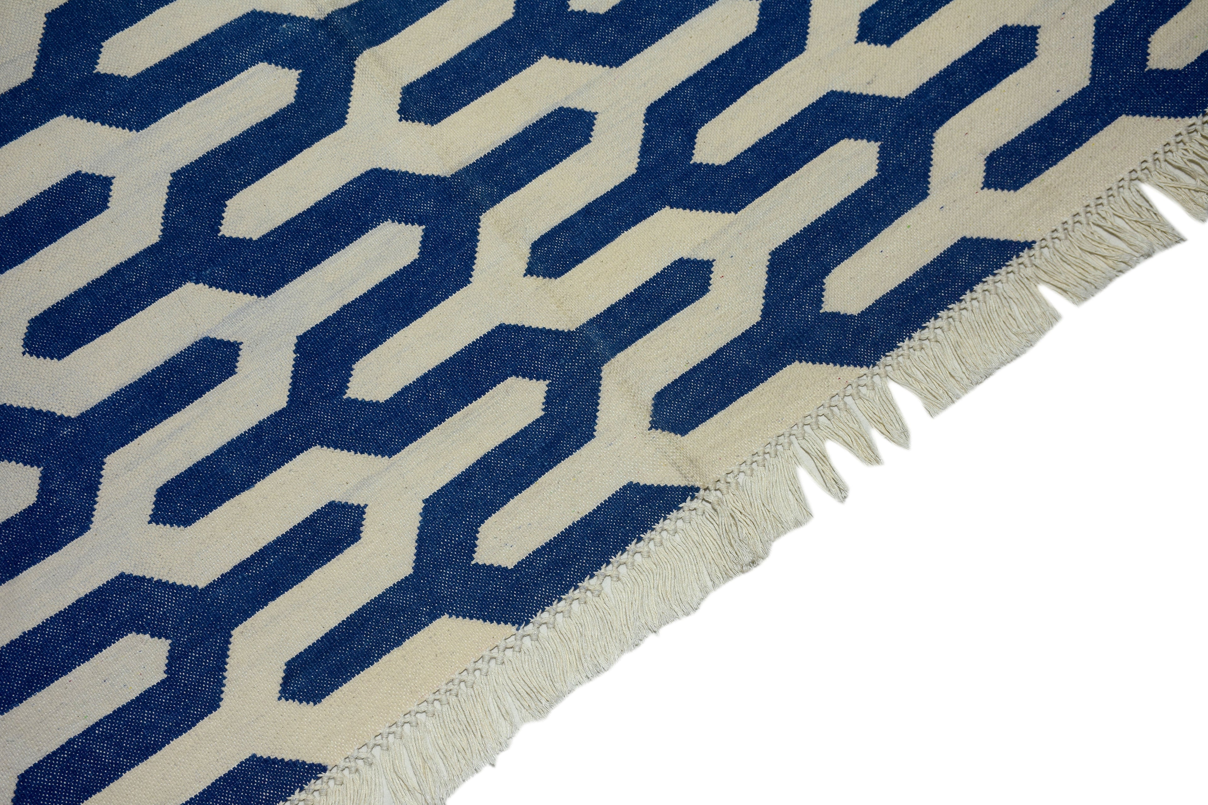 THE HEART BEAT BLUE RUG