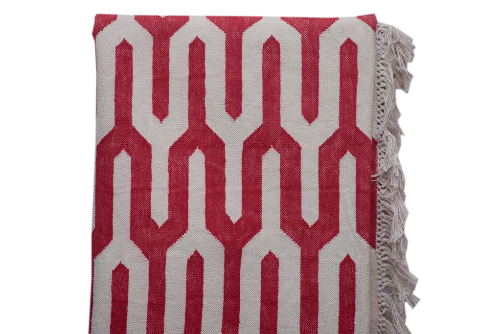 THE HEART BEAT RED RUG