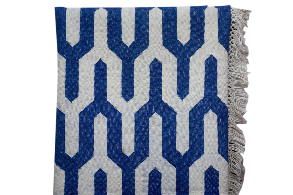 THE HEART BEAT BLUE RUG