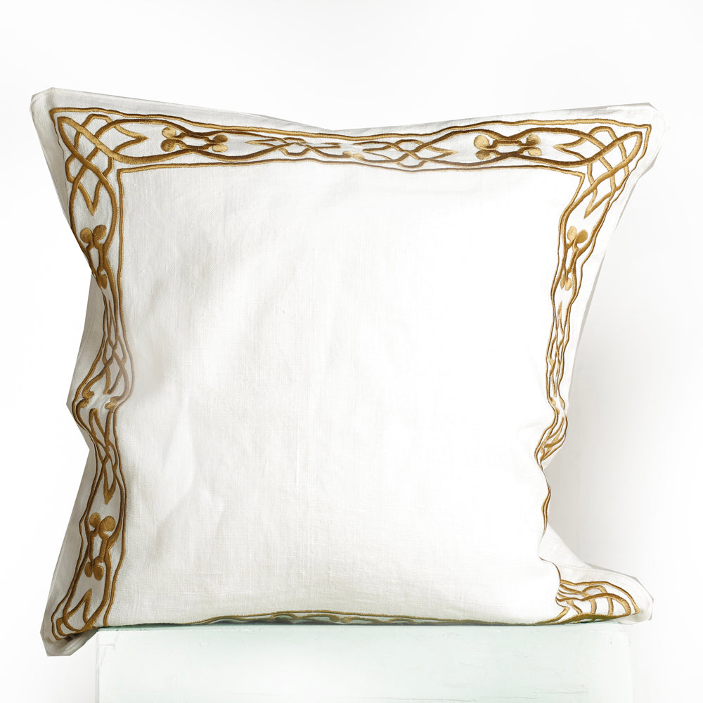 GOLD BORDER CUSHION