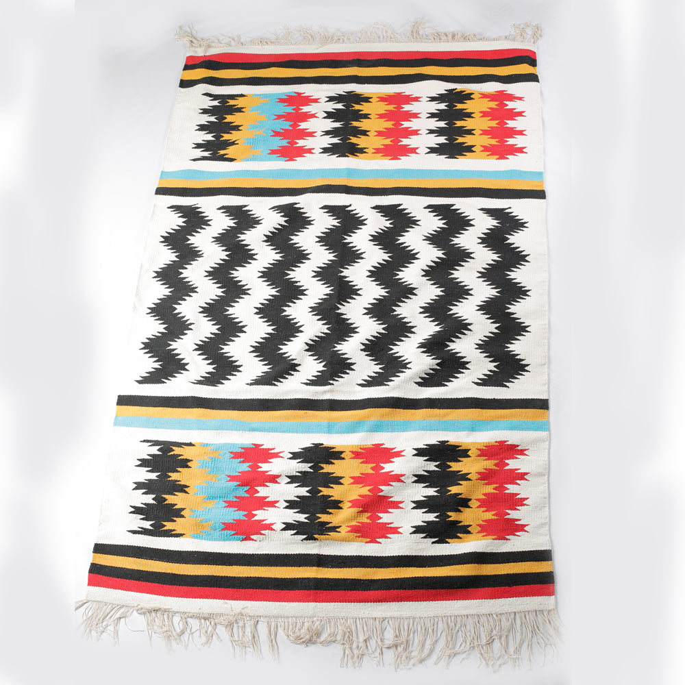 MULTICOLOUR WAVE HANDMADE RUG